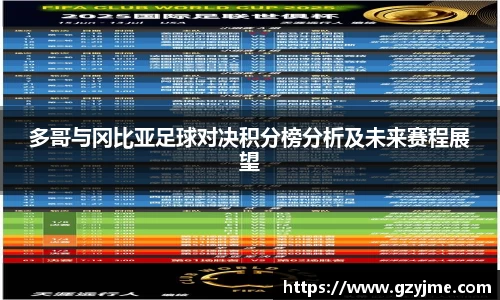 多哥与冈比亚足球对决积分榜分析及未来赛程展望